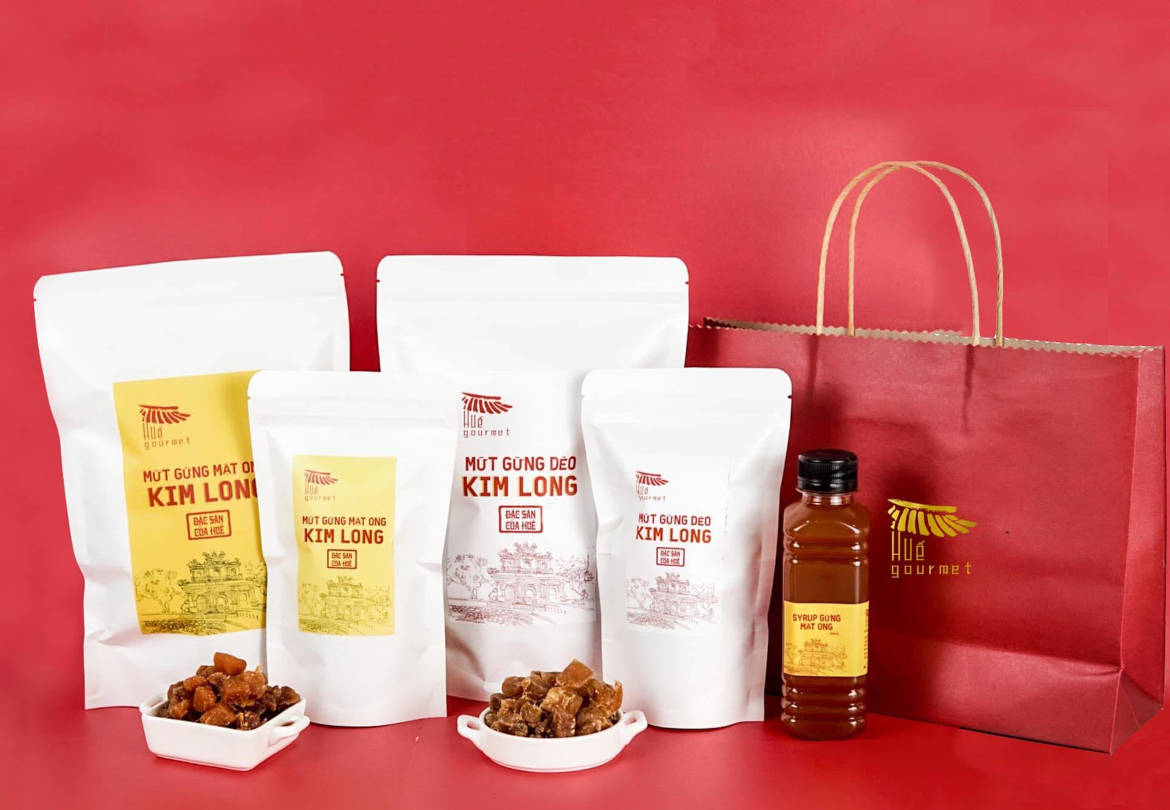 Mứt gừng Kim Long của Huế Gourmet