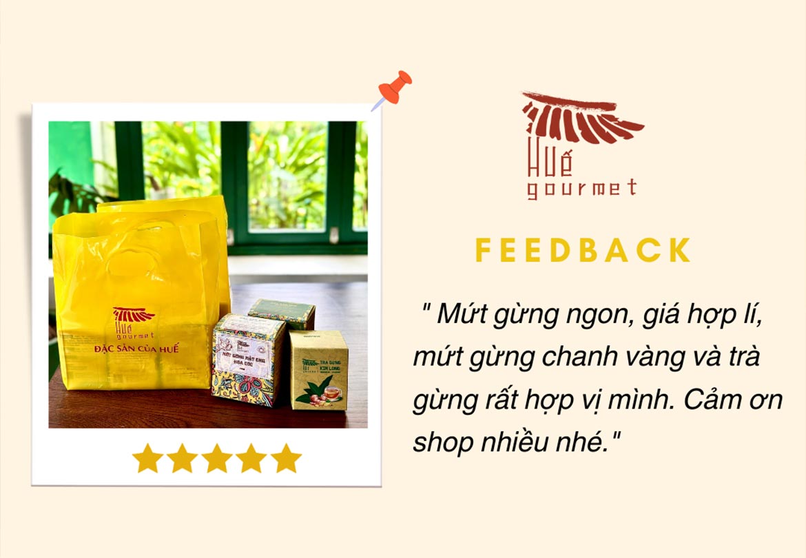 Feedback khách hàng của huegourmet