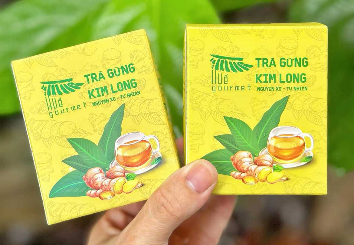 Nạp năng lượng cùng trà gừng kim long