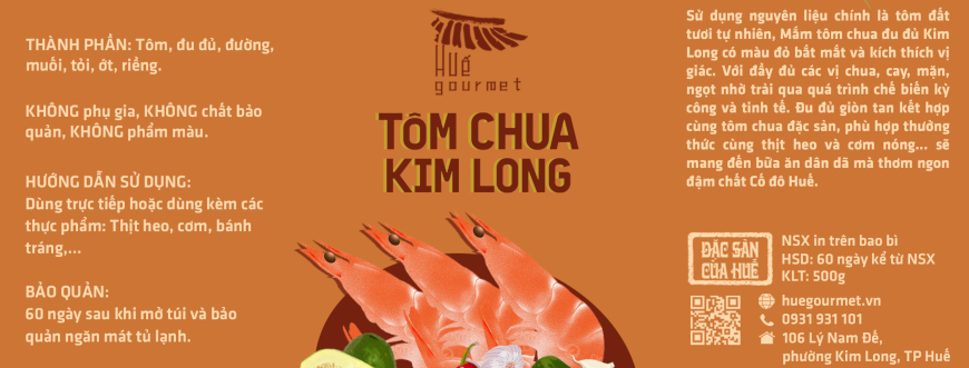 Tôm chua Kim Long Huế